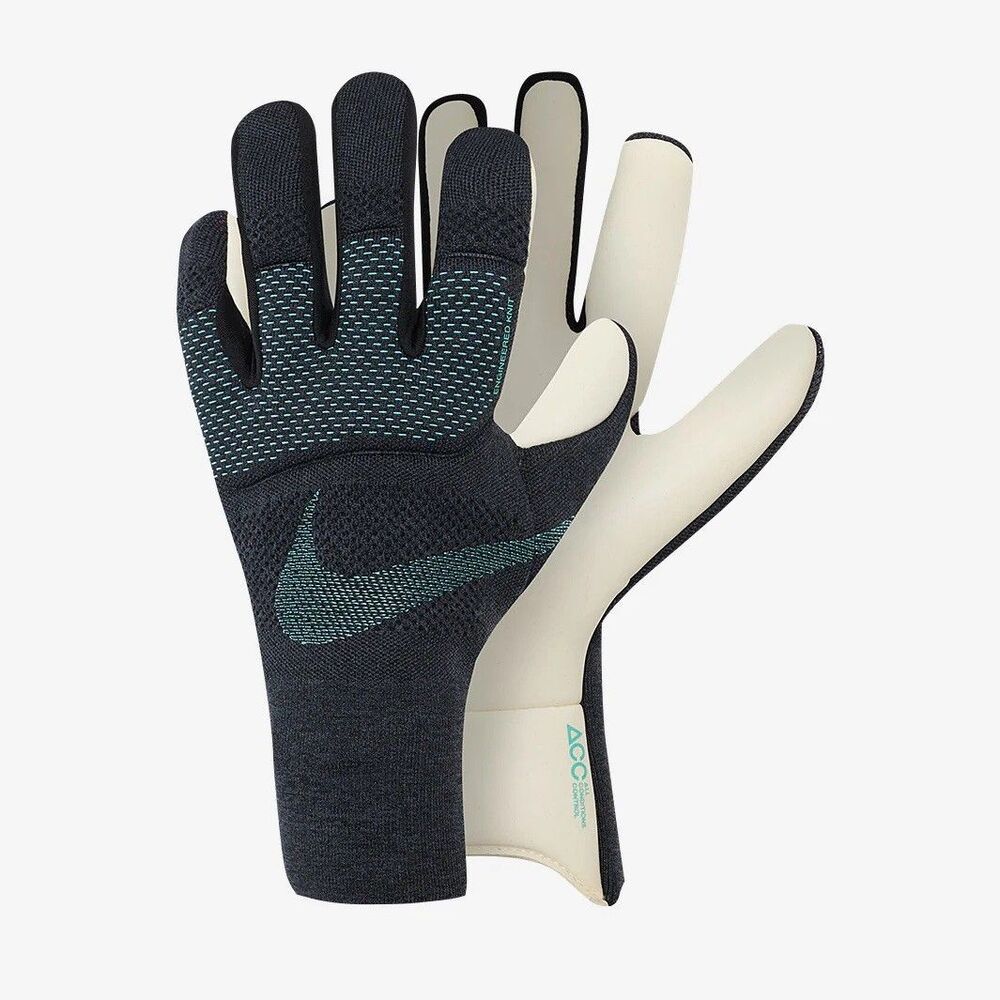 Nike Vapor Grip3 Promo Dynamic Fit Size 10 Black Turquoise Goalkeeper Gloves